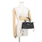 Prada Handbag Boni Mini Leather 2-Way Black — view 4