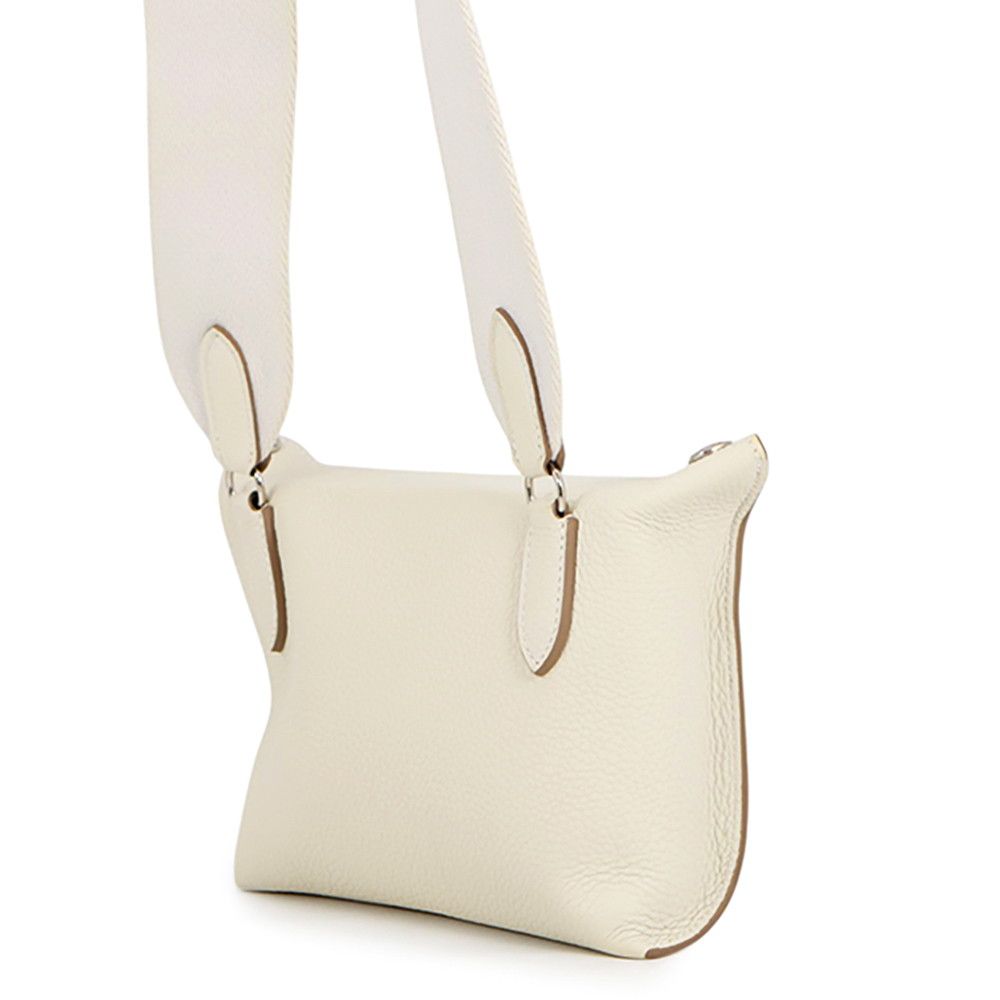 Hermes Shoulder Bag Vidopoche Cles Silver Togo — view 2