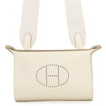 Hermes Shoulder Bag Vidopoche Cles Silver Togo