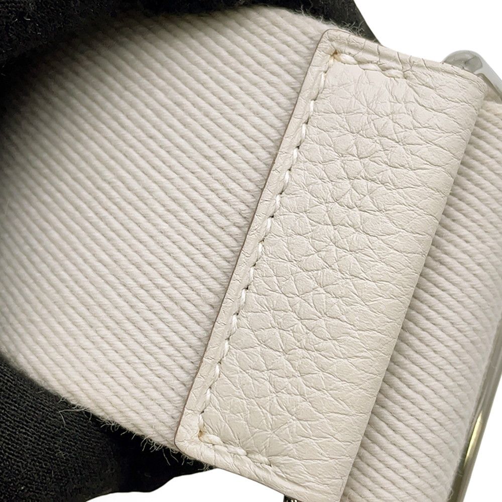 Hermes Shoulder Bag Vidopoche Cles Silver Togo — view 9