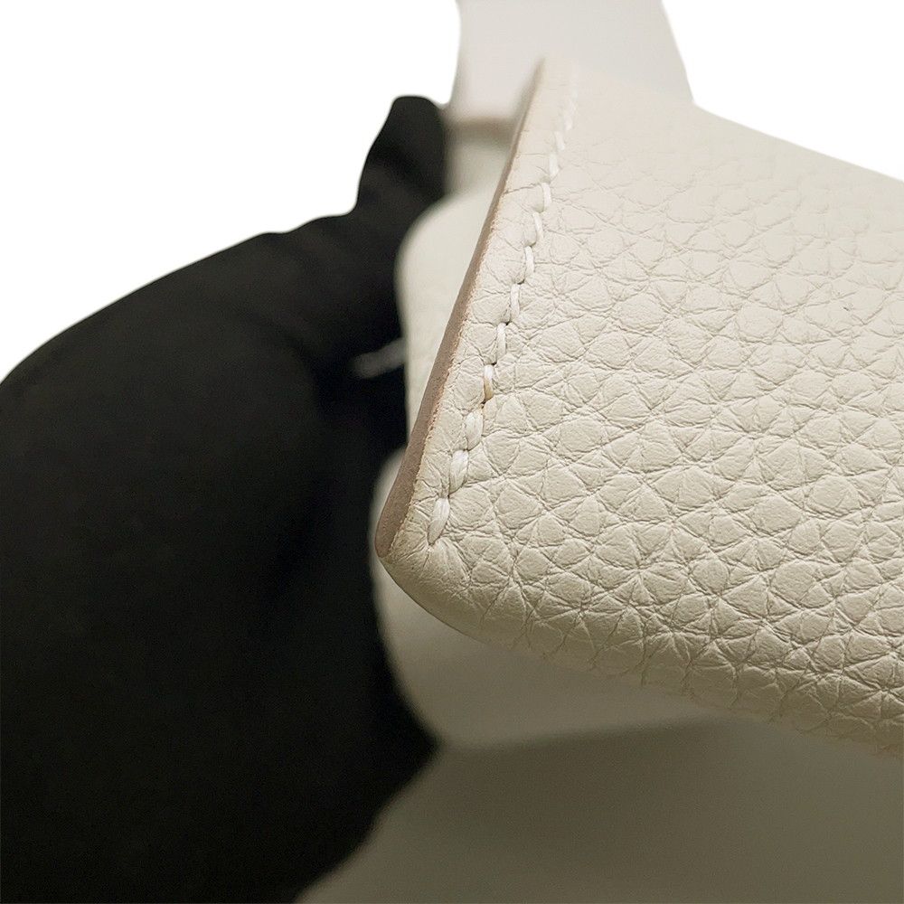 Hermes Shoulder Bag Vidopoche Cles Silver Togo — view 6