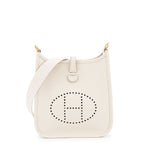 Hermes Evelyne TPM 111 cm Amazon Beton Gold Taurillon Clemence Handbag