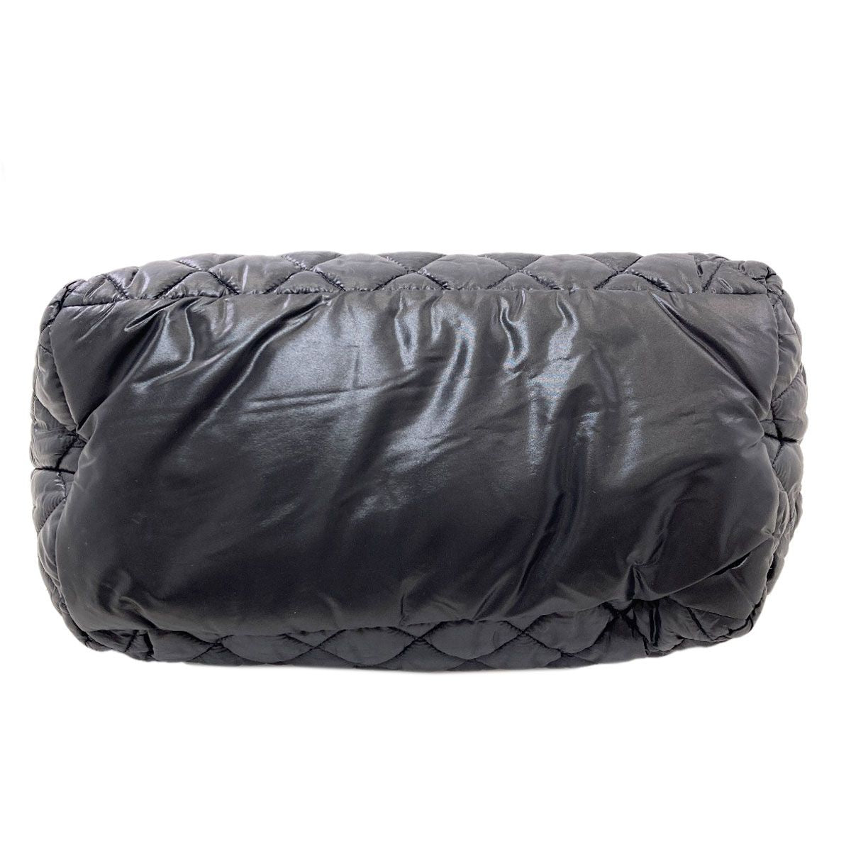 Chanel Coco Cocoon Silver Handbag Nylon — view 4