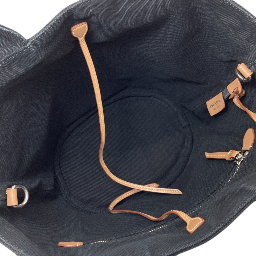 Prada Canapa 2-Way Tote Canvas — view 5