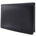 Hermes Calvi GM Veau Epsom Black Green C Clutch — view 2