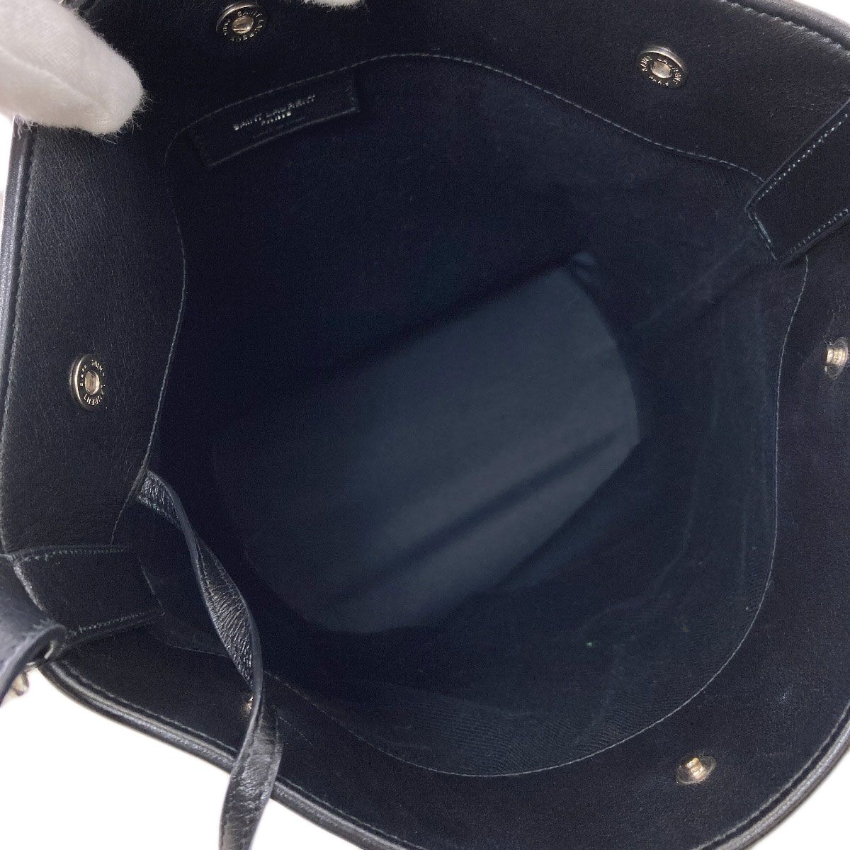 Saint Laurent Logo Shoulder Bag Calf — view 5