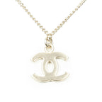 Chanel CC Logo Pendant Red Gold Plated — view 4