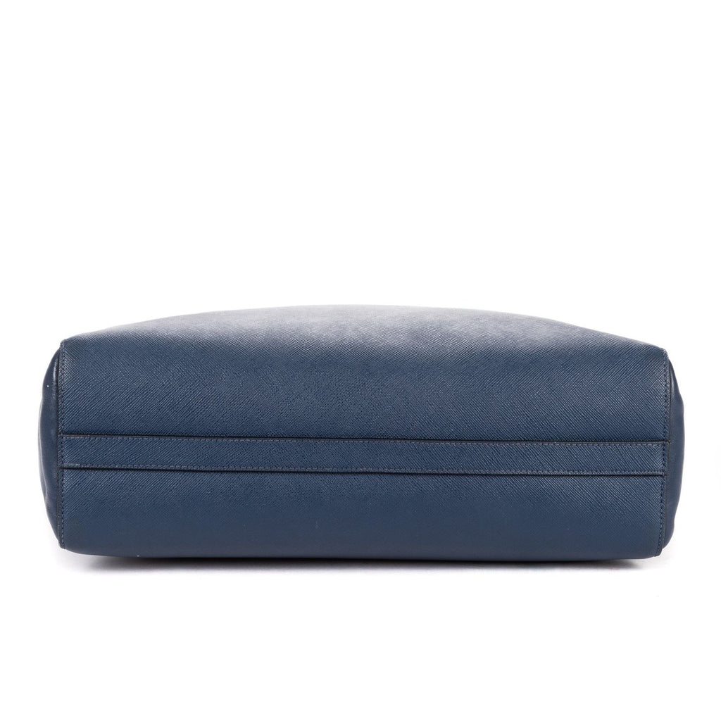 Prada Galleria Tote Navy Saffiano Lux Leather — view 6