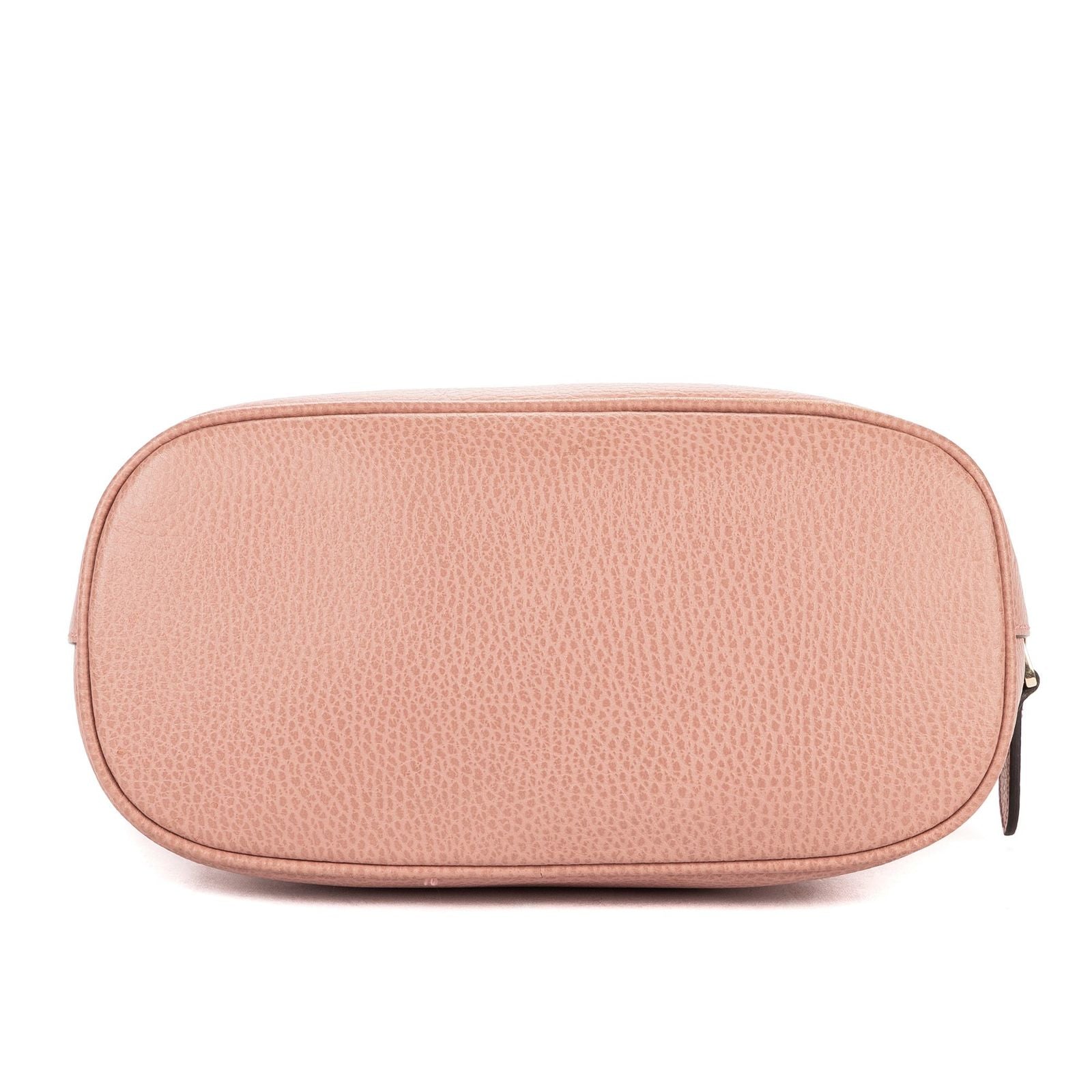 Gucci Small Faux Crossbody Pink Gray Calfskin Leather — view 6