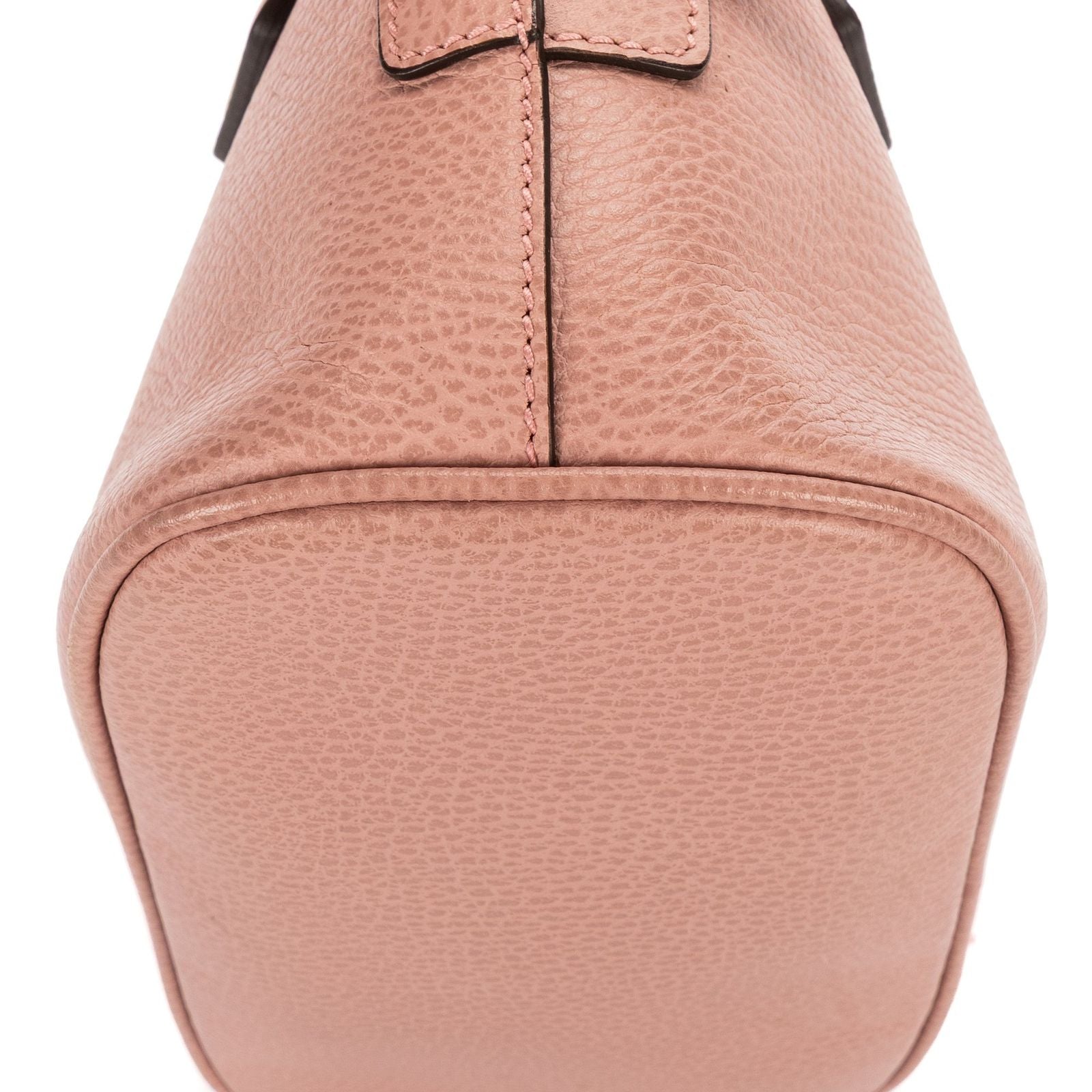 Gucci Small Faux Crossbody Pink Gray Calfskin Leather — view 7