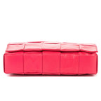 Bottega Veneta Mini Cassette Crossbody Pink Intrecciato Leather — view 6
