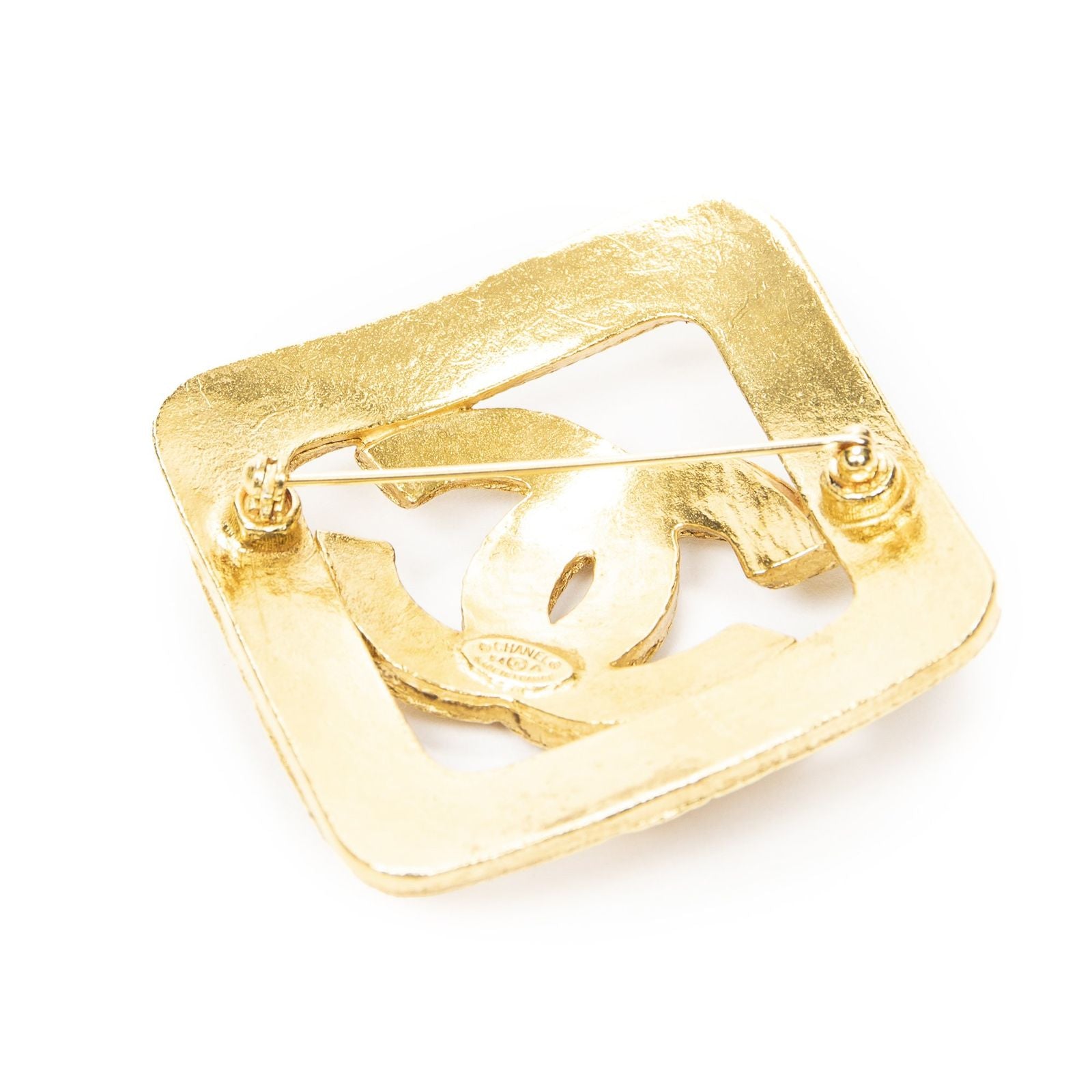 Chanel CC Diamond Brooch — view 2