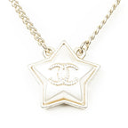Chanel CC Round Pendant Gold Plated — view 2