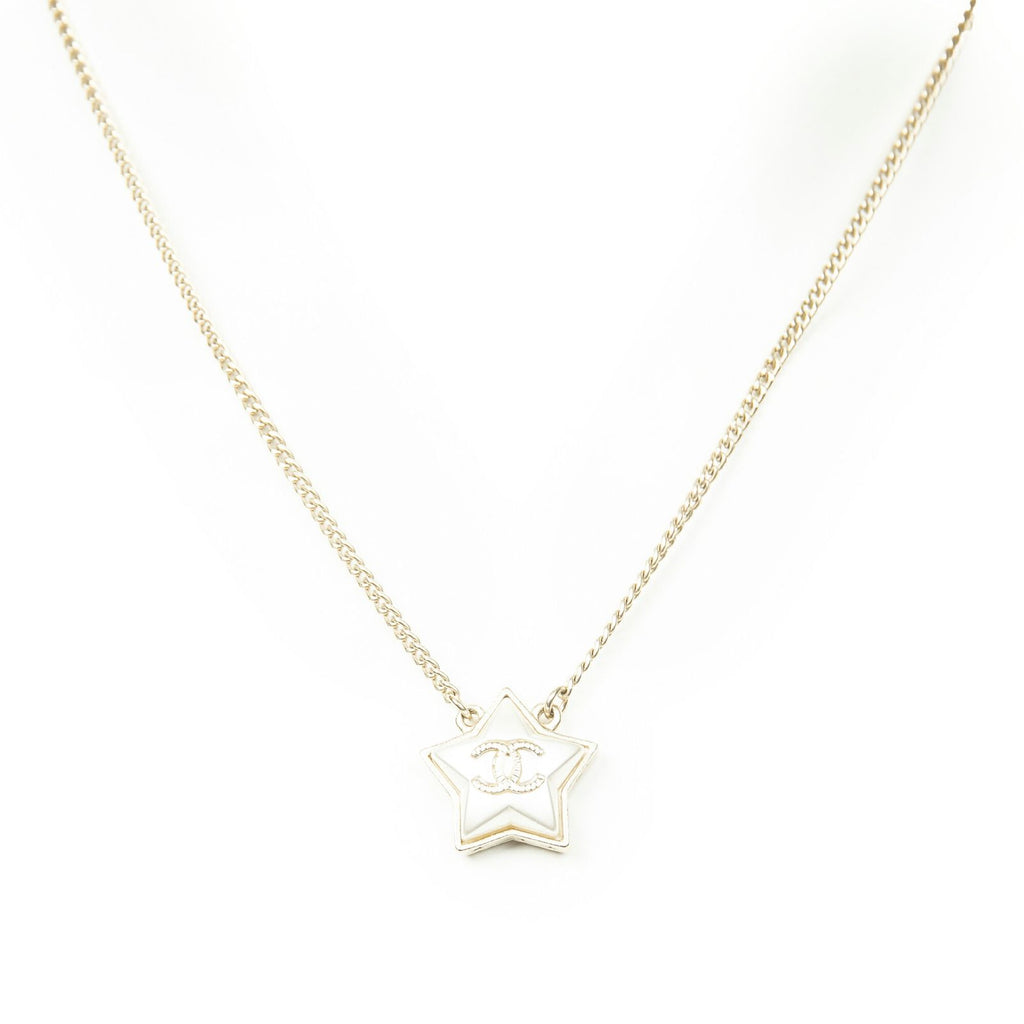 Chanel CC Round Pendant Gold Plated