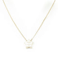 Chanel CC Round Pendant Gold Plated
