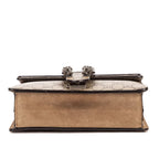 Gucci Small Dionysus Chain Crossbody Brown Beige Supreme Canvas — view 6