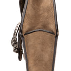 Gucci Small Dionysus Chain Crossbody Brown Beige Supreme Canvas — view 7