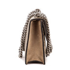 Gucci Small Dionysus Chain Crossbody Brown Beige Supreme Canvas — view 4