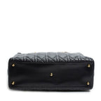 Dior Large Lady Dior Zip Black Canada Lambskin Leather Handbag — view 6