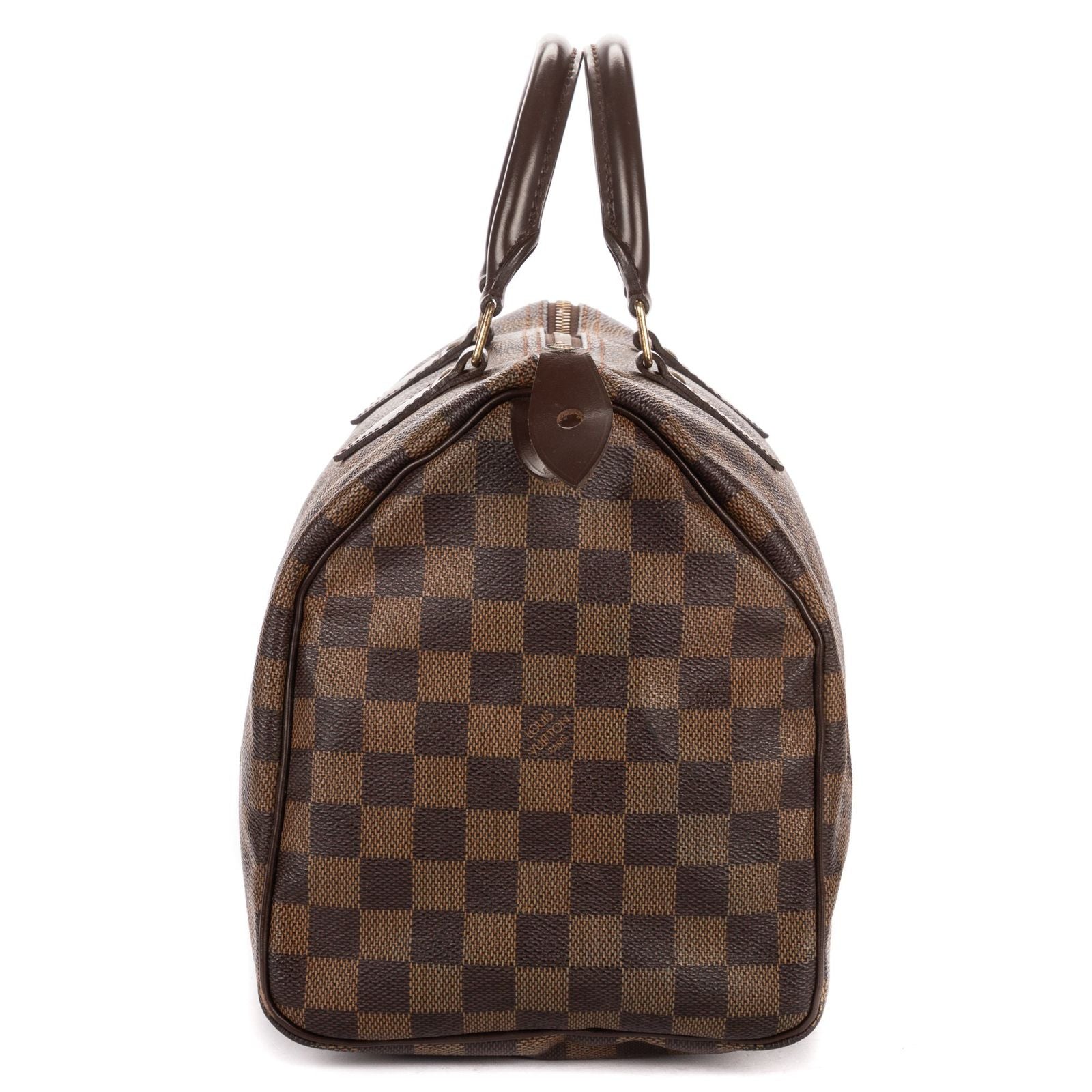 Louis Vuitton Speedy 30 Dark Brown Damier Ebene Handbag — view 3