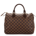 Louis Vuitton Speedy 30 Dark Brown Damier Ebene Handbag — view 5