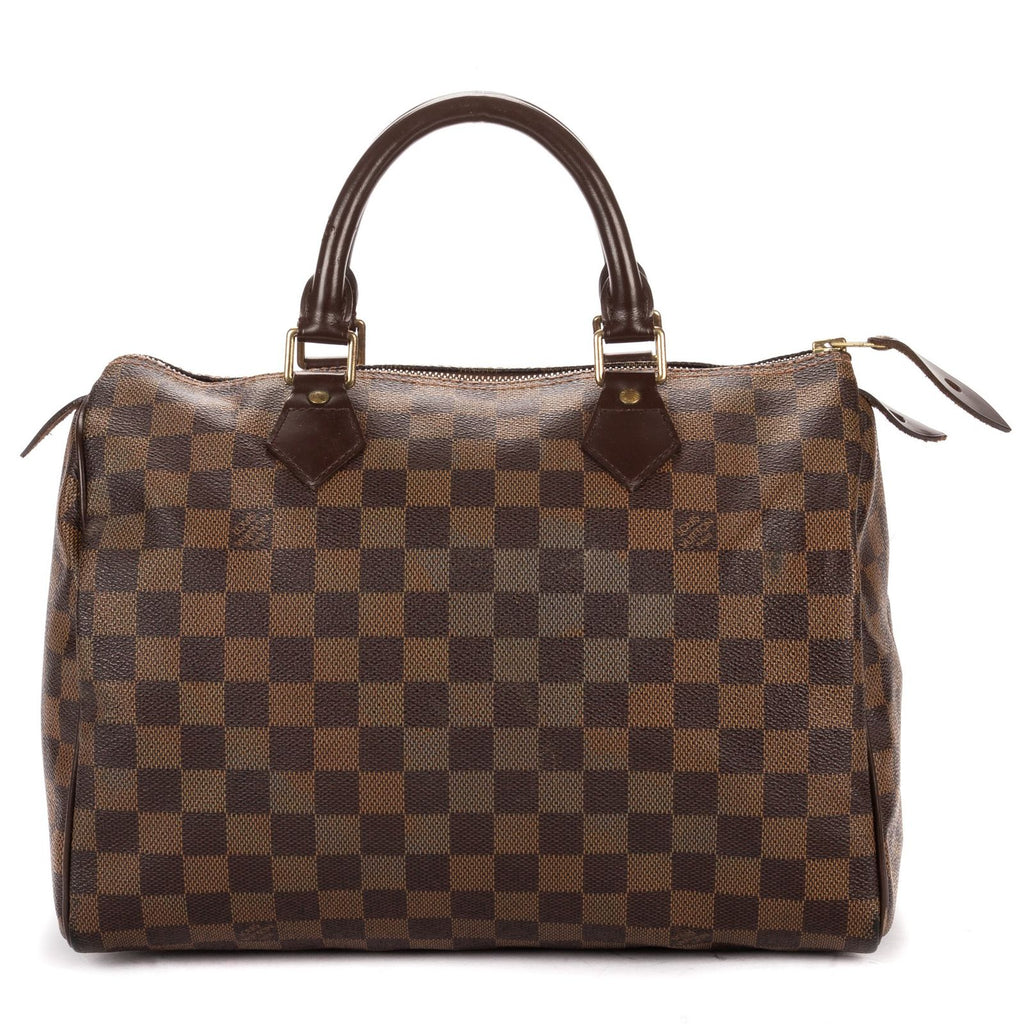 Louis Vuitton Speedy 30 Dark Brown Damier Ebene Handbag