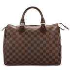 Louis Vuitton Speedy 30 Dark Brown Damier Ebene Handbag