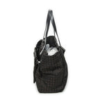 Chanel 2-Way New Travel Line Tote Dark Brown Nylon Canvas — view 3