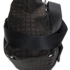 Chanel 2-Way New Travel Line Tote Dark Brown Nylon Canvas — view 8