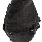 Chanel 2-Way New Travel Line Tote Dark Brown Nylon Canvas — view 7