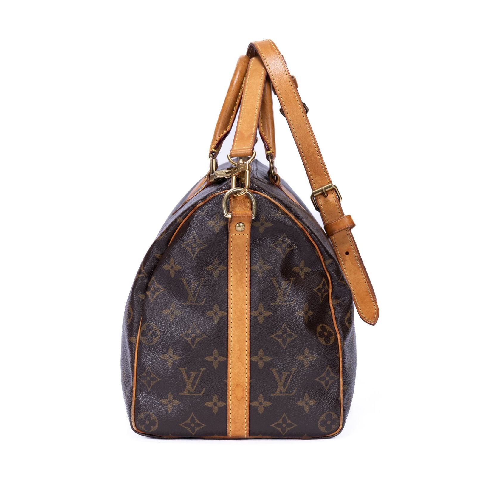 Louis Vuitton Speedy Bandouliere Brown Monogram Canvas Handbag — view 3
