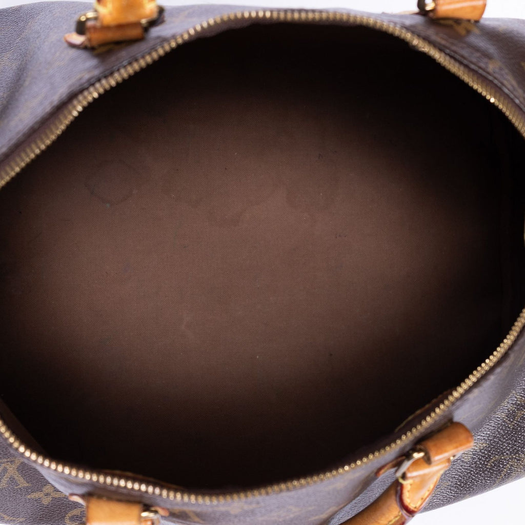 Louis Vuitton Speedy Bandouliere Brown Monogram Canvas Handbag — view 9