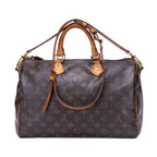 Louis Vuitton Speedy Bandouliere Brown Monogram Canvas Handbag — view 5