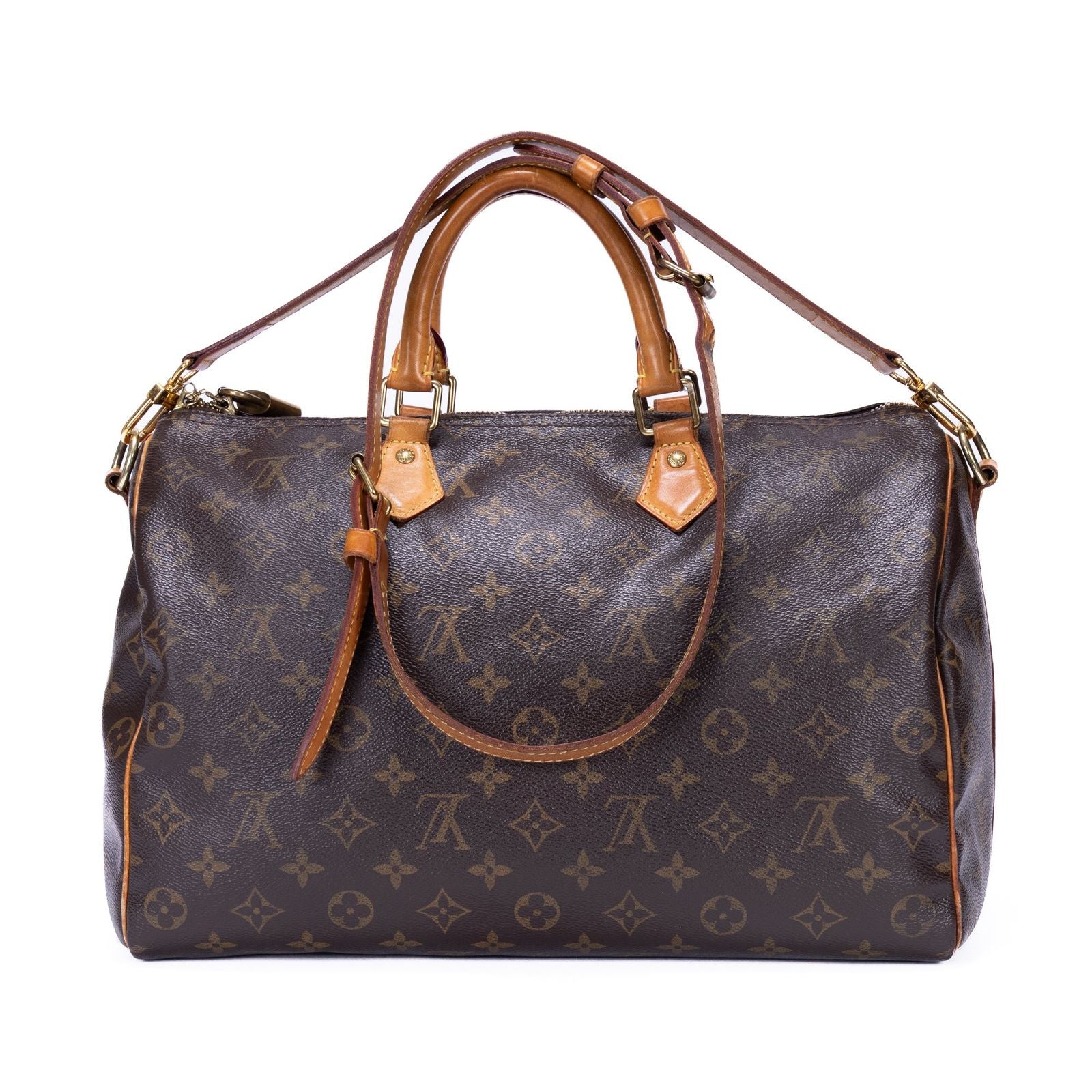 Louis Vuitton Speedy Bandouliere Brown Monogram Canvas Handbag — view 5
