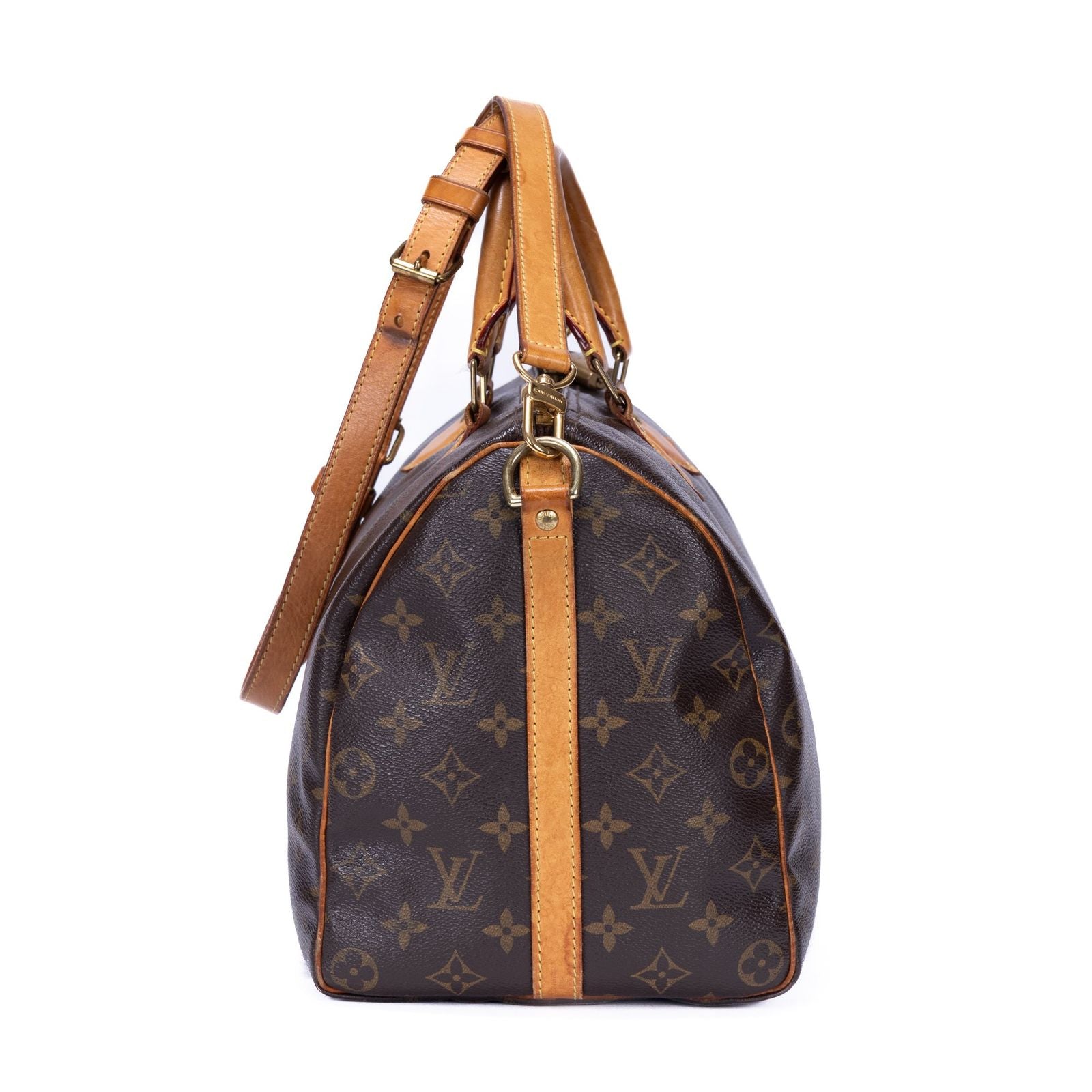 Louis Vuitton Speedy Bandouliere Brown Monogram Canvas Handbag — view 4