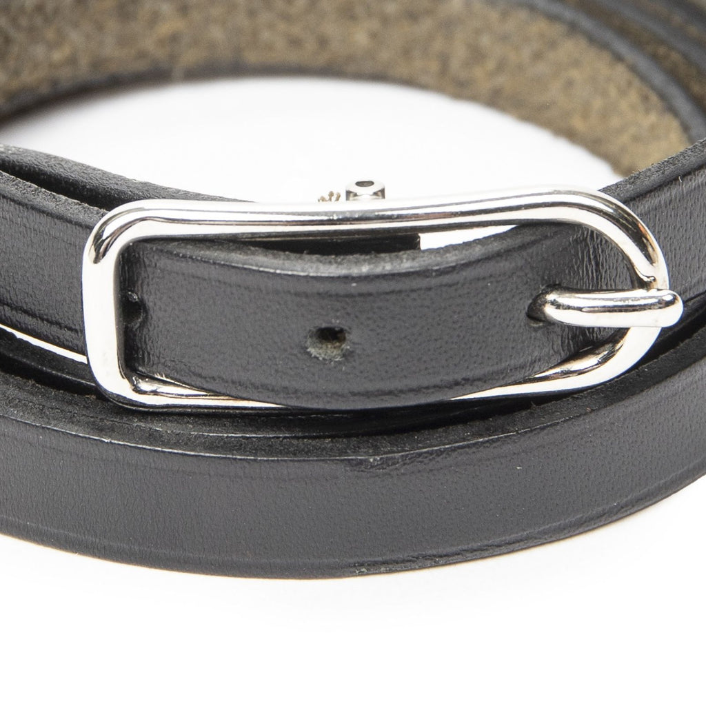 Hermes Hapi 4 II Bracelet Black Swift Leather — view 3