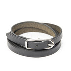 Hermes Hapi 4 II Bracelet Black Swift Leather