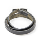 Hermes Kelly Ardion Triple Tour Bracelet Black Swift Leather — view 2