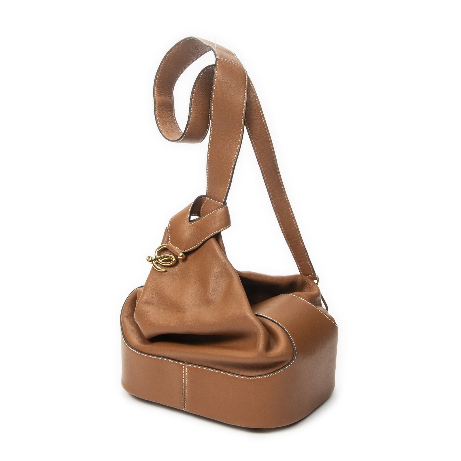 Loewevintage Anton Backpack Brown Calfskin Leather — view 2