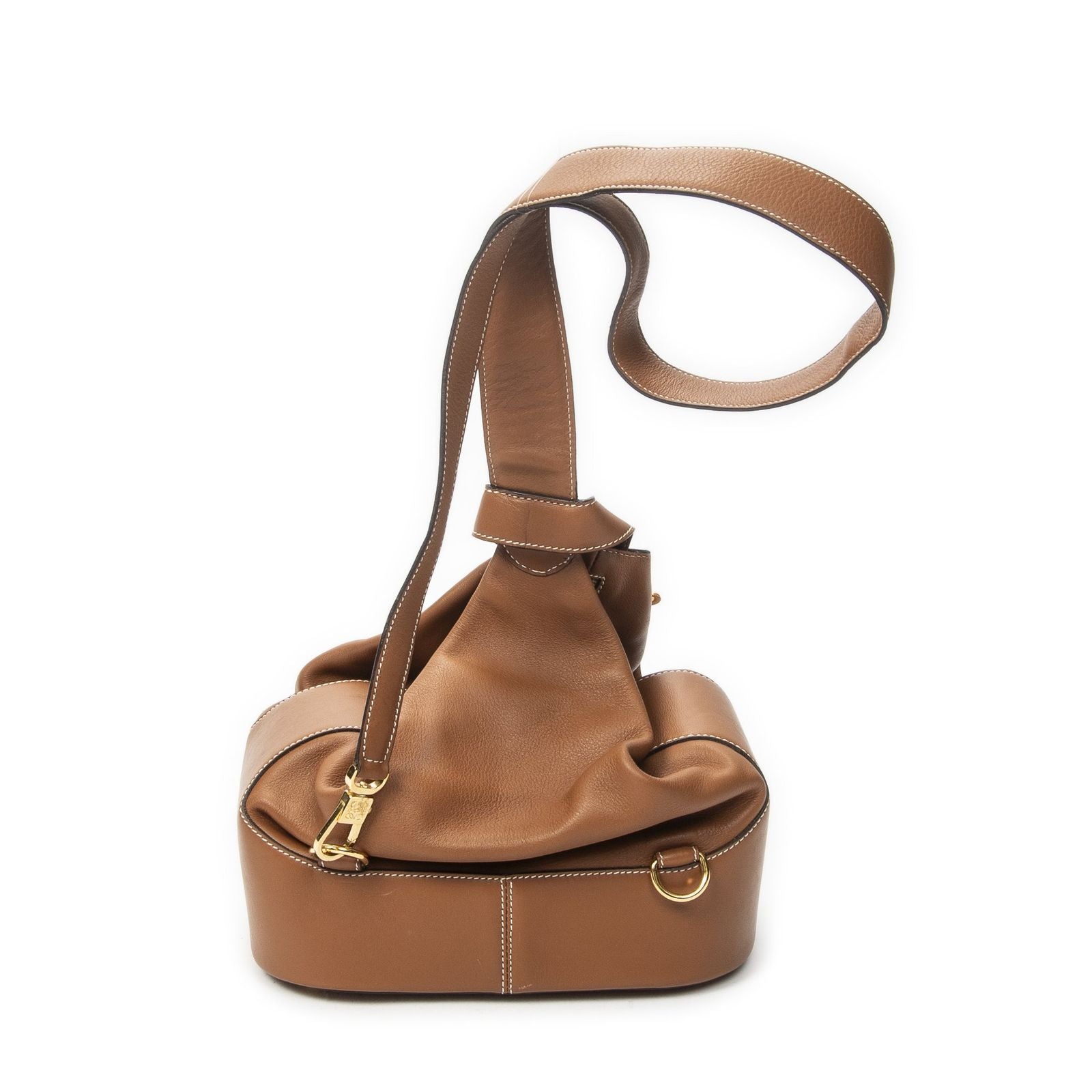 Loewevintage Anton Backpack Brown Calfskin Leather — view 5