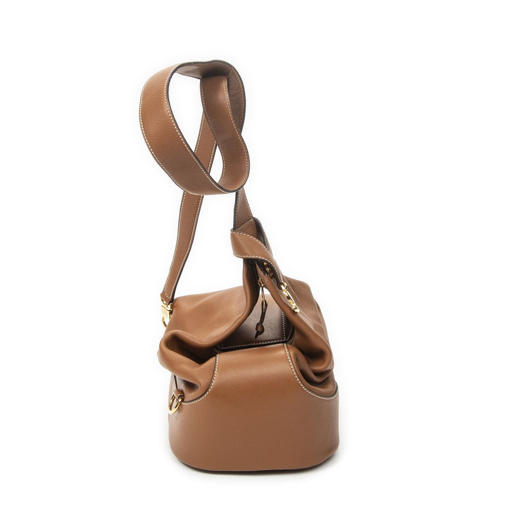 Loewevintage Anton Backpack Brown Calfskin Leather — view 4