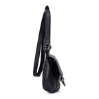 Gucci Bamboo Nouveau Fringe Small Crossbody Black Spike Calfskin Leather — view 4
