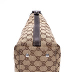 Gucci Serry Line Tote Dark Brown Beige Monogram Canvas — view 7