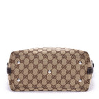 Gucci Serry Line Tote Dark Brown Beige Monogram Canvas — view 6