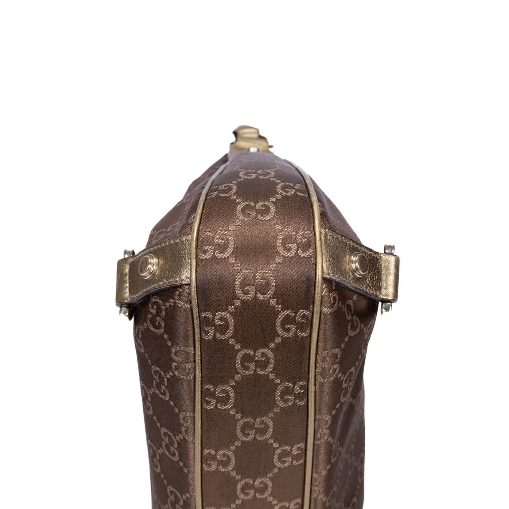 Gucci Abbey D-Sling Brown Monogram Canvas Handbag — view 8