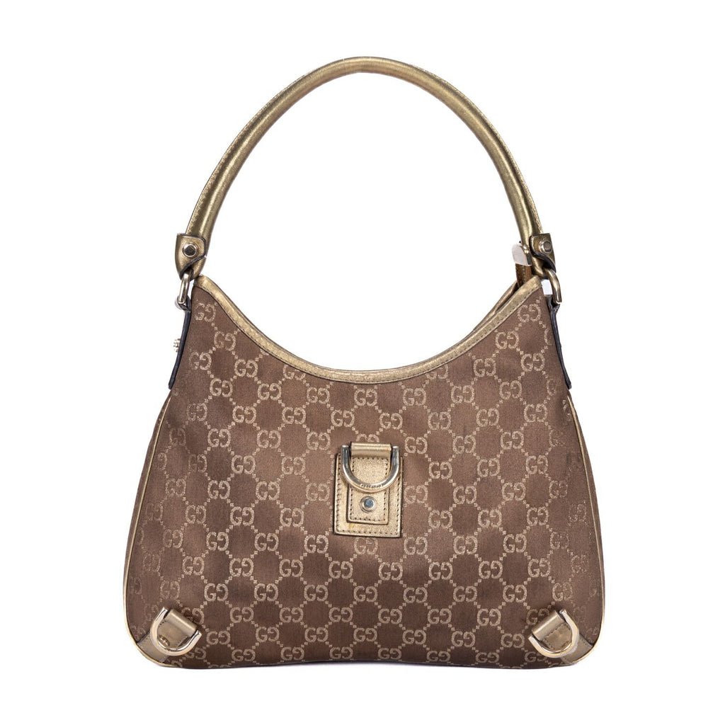 Gucci Abbey D-Sling Brown Monogram Canvas Handbag