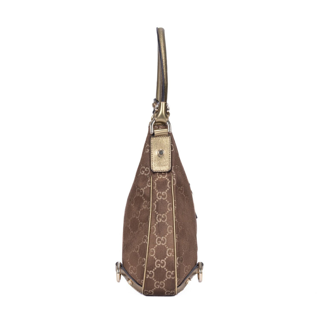 Gucci Abbey D-Sling Brown Monogram Canvas Handbag — view 4