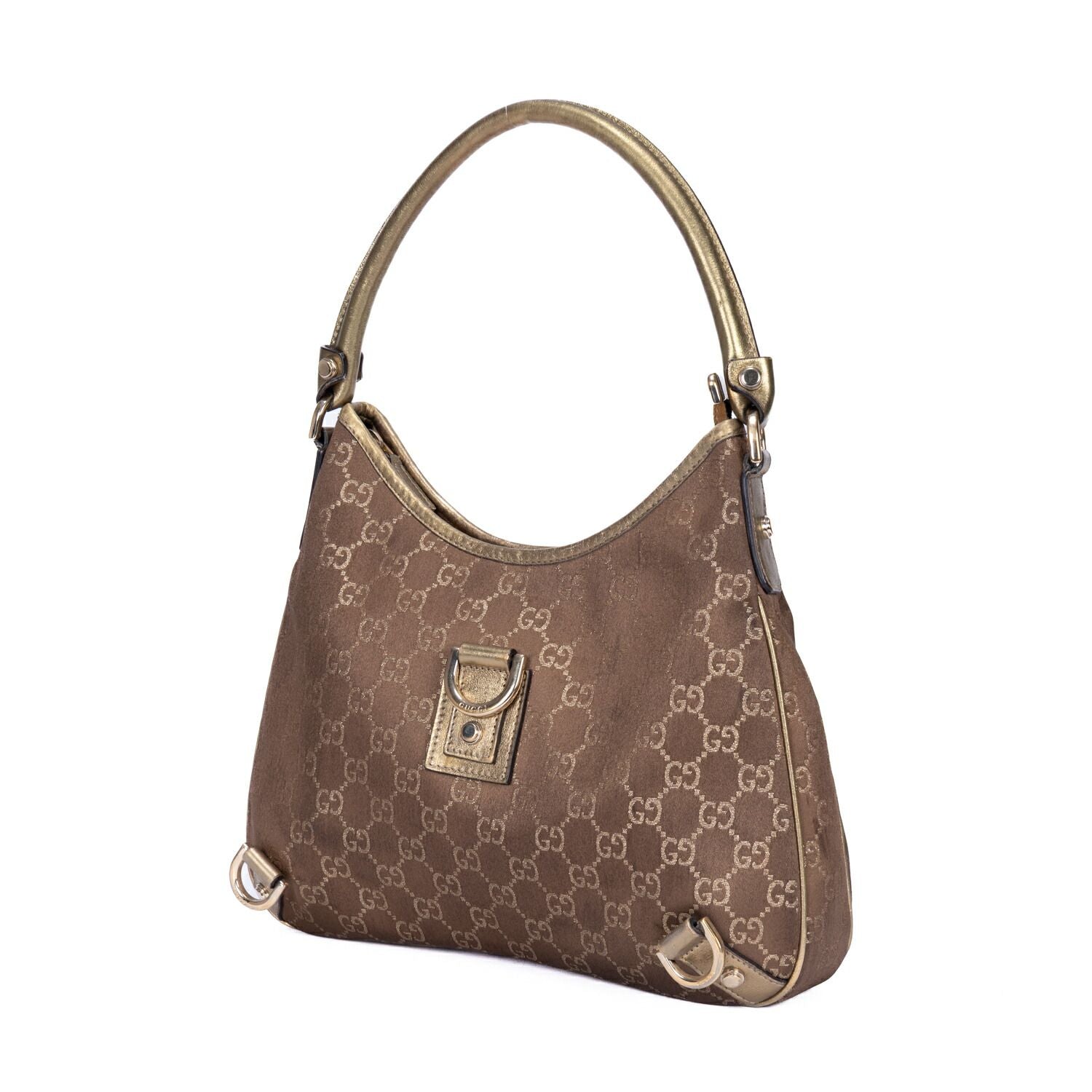 Gucci Abbey D-Sling Brown Monogram Canvas Handbag — view 2