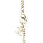 Chanel CC Logo Pendant Chain Necklace Gold Plated — view 5
