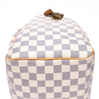 Louis Vuitton Speedy Ivory Damier Azur Handbag — view 7